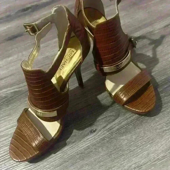 Michael Michael Kors Annalise platform leather - Picture 2 of 5